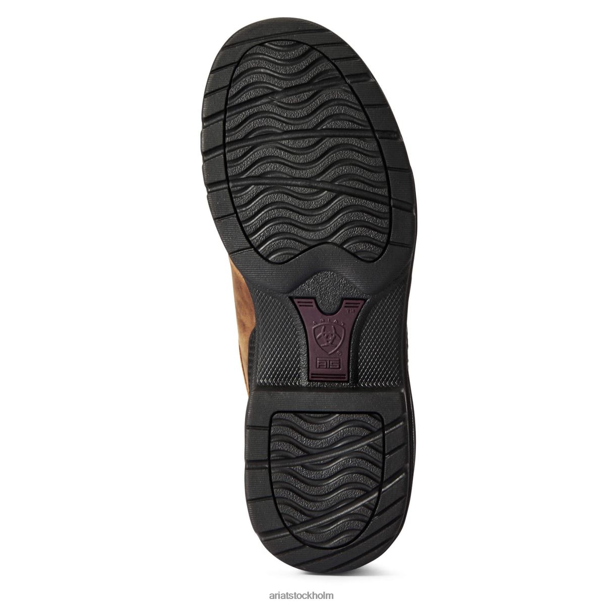 Skodon Ariat barnyard vattentät stövel i spets vittrad brun kvinnor F04842257