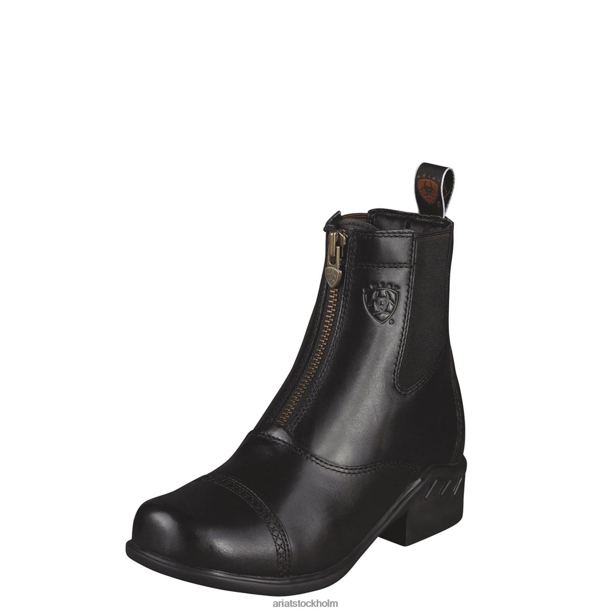 Skodon Ariat heritage rt zip paddock boot svart kvinnor F04842322