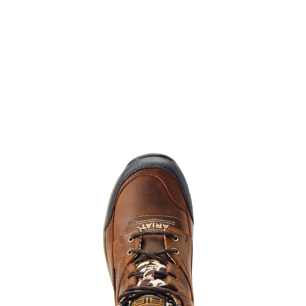 Skodon Ariat terräng vattentät stövel nödställd brun/fläckig ko-tryck kvinnor F04842226