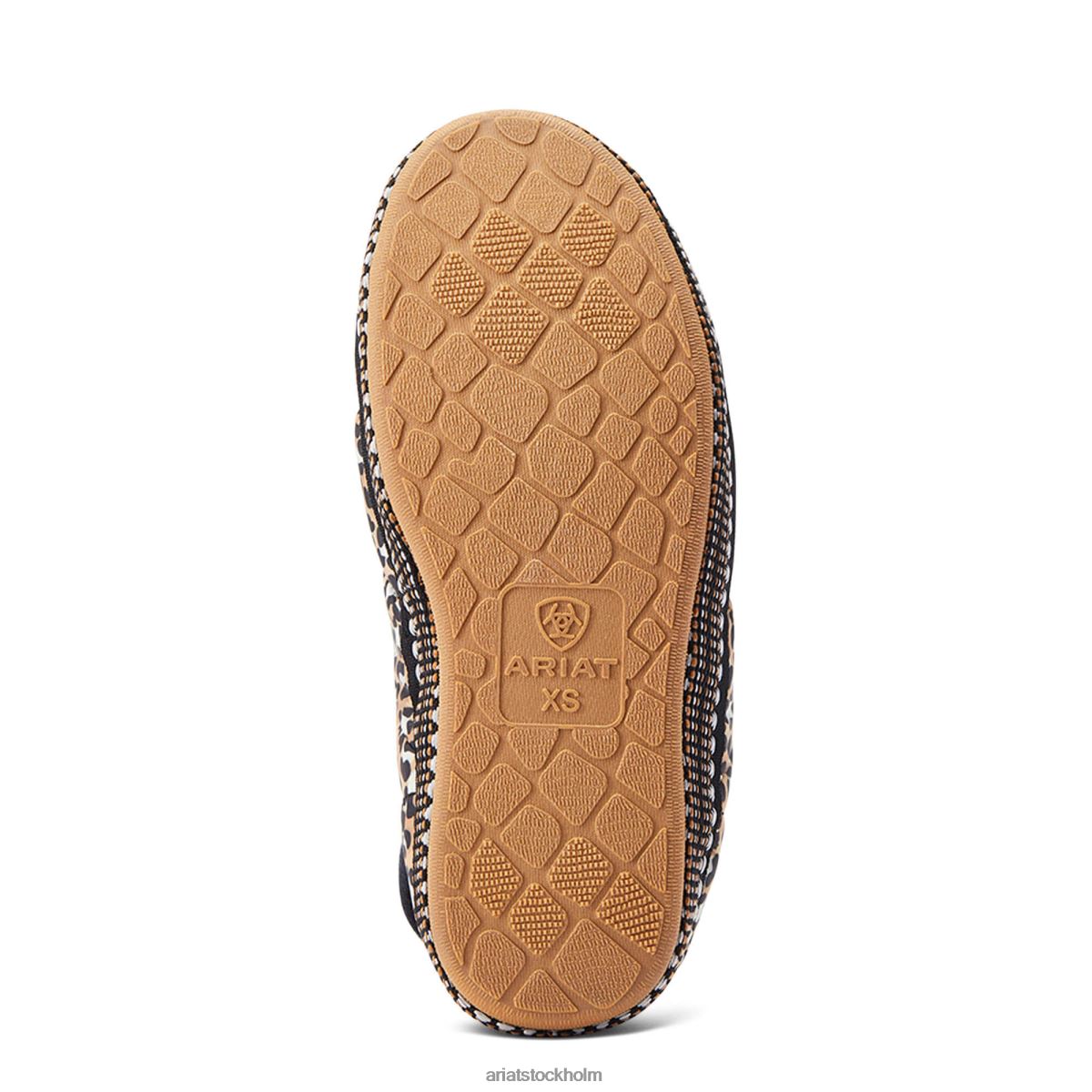 Skodon Ariat crius tofflor solbrunt leopardtryck kvinnor F04842501