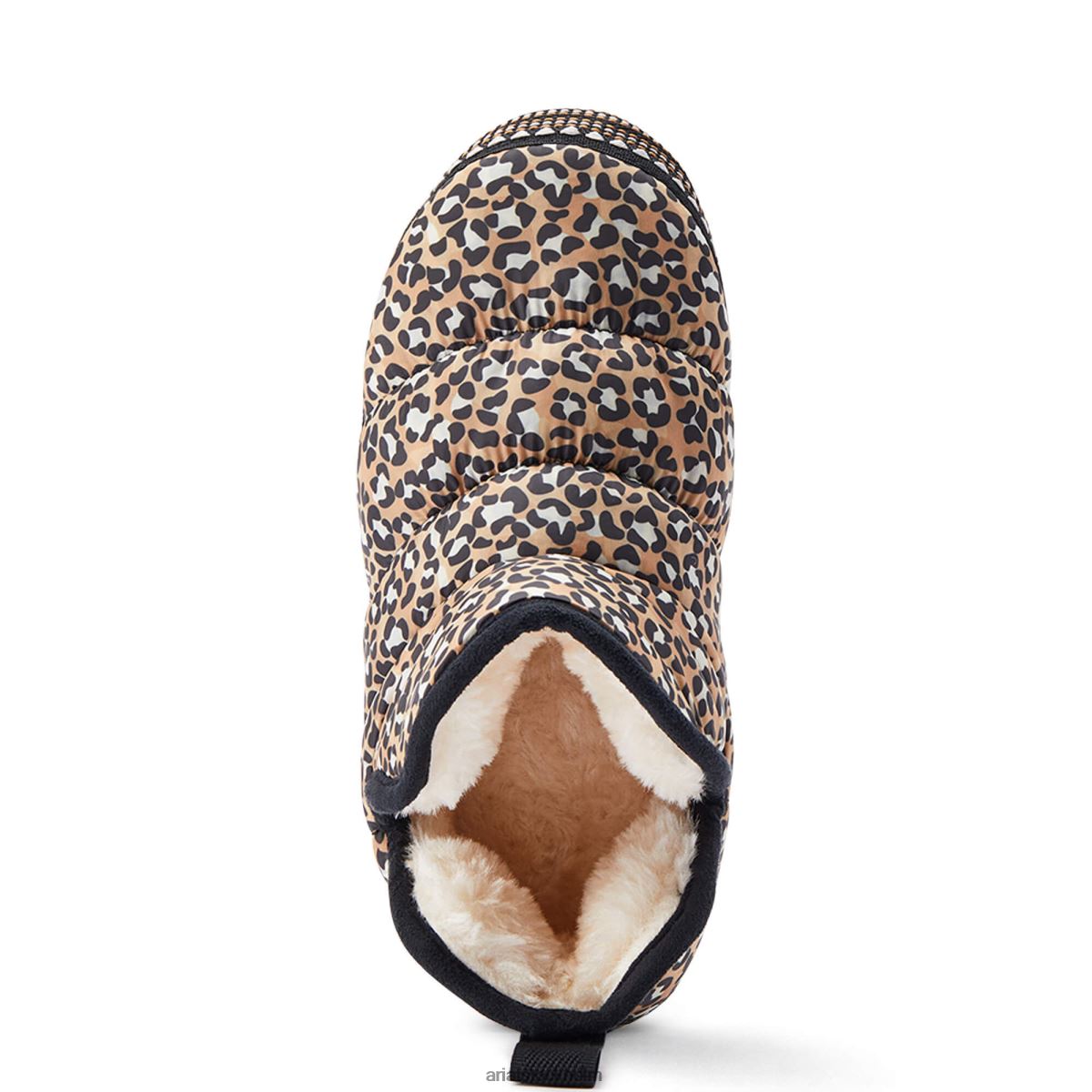 Skodon Ariat crius tofflor solbrunt leopardtryck kvinnor F04842501