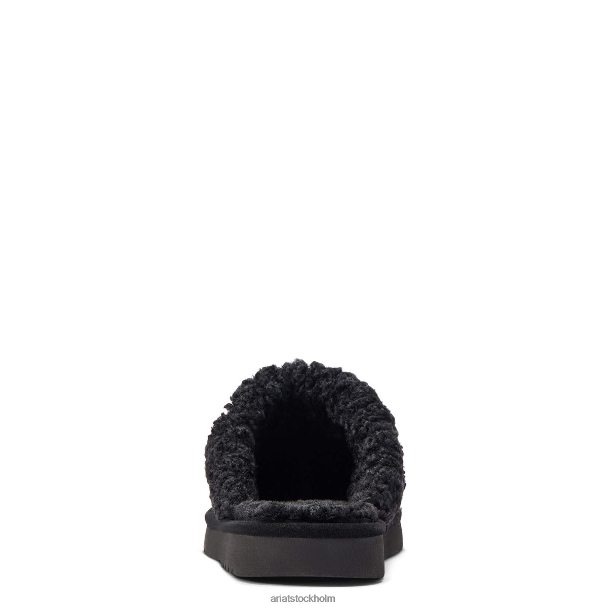 Skodon Ariat jackie square toe toffel svart guld hår på kvinnor F04842488