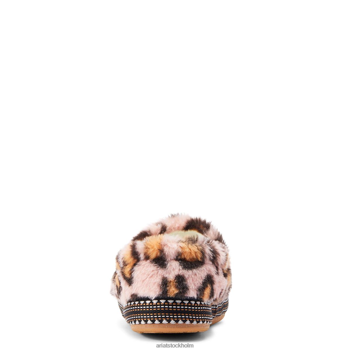 Skodon Ariat mysa toffel luddigt rosa leopardtryck kvinnor F04842493