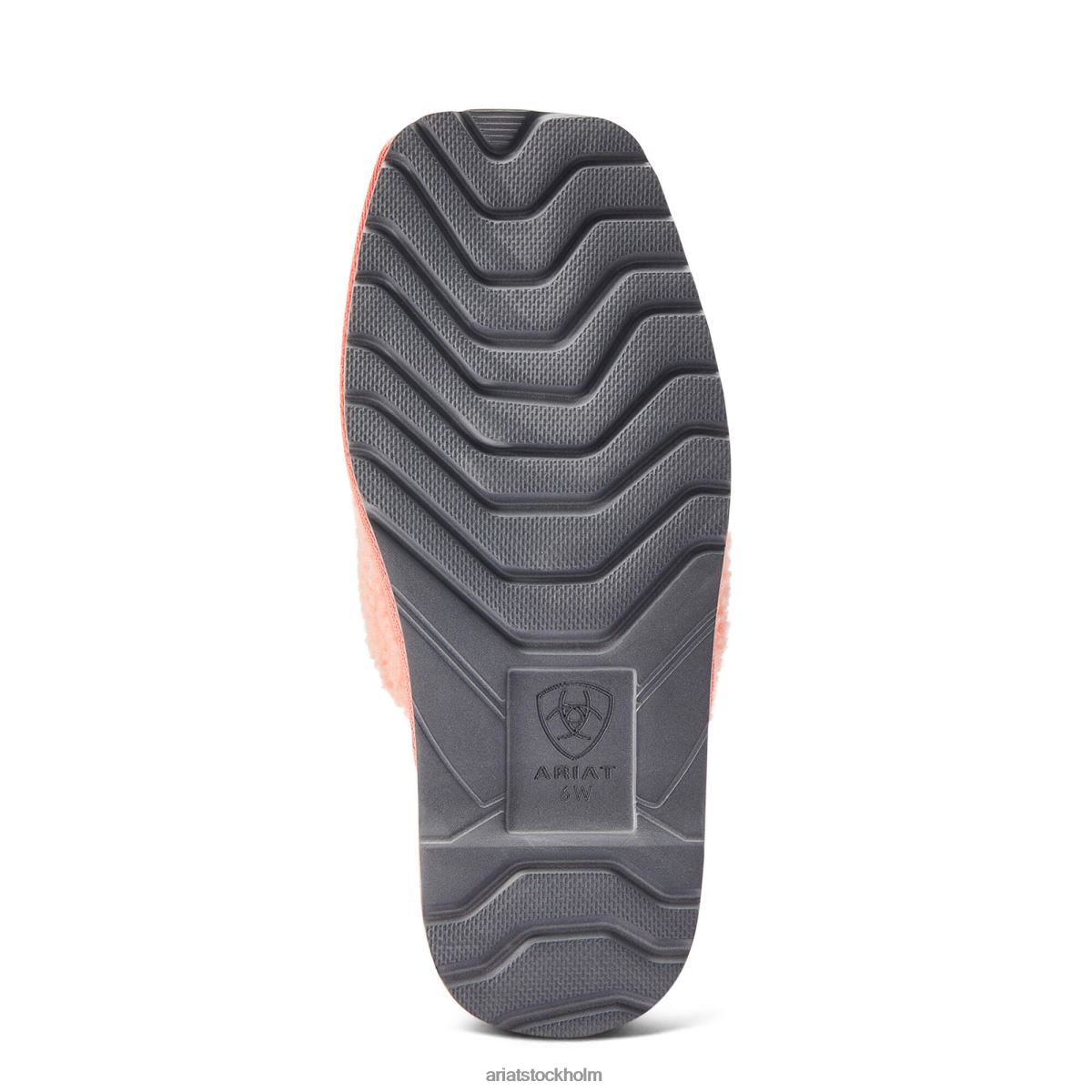 Skodon Ariat mysig chic toffel med fyrkantig tå luddig rosa kvinnor F04842496