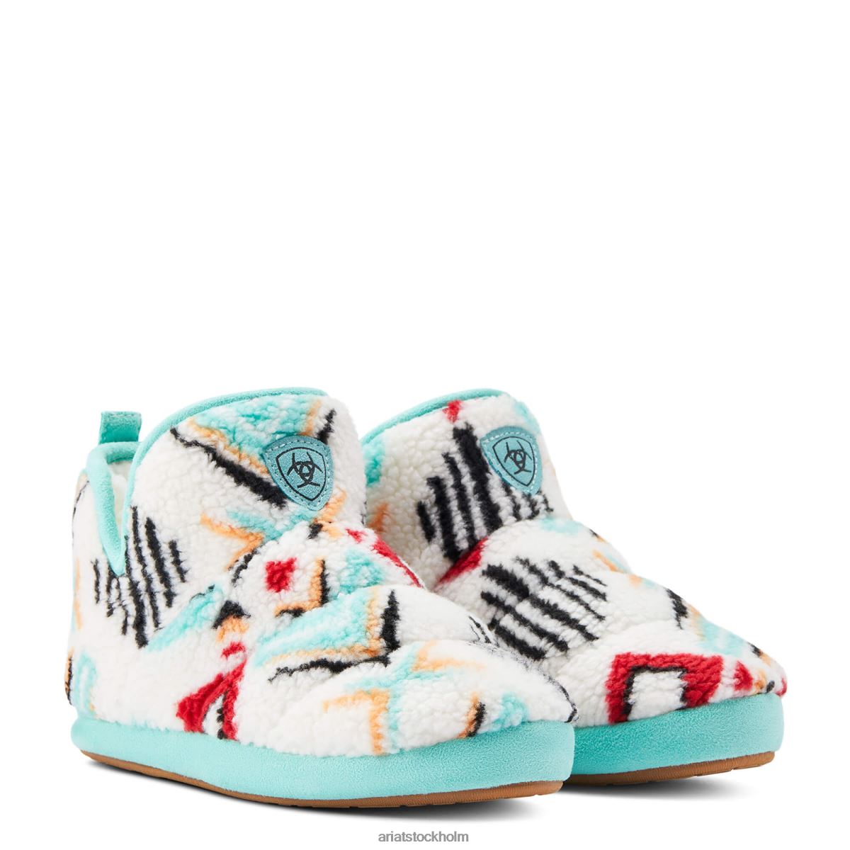 Skodon Ariat tofflor luddigt sydvästtryck kvinnor F04842482