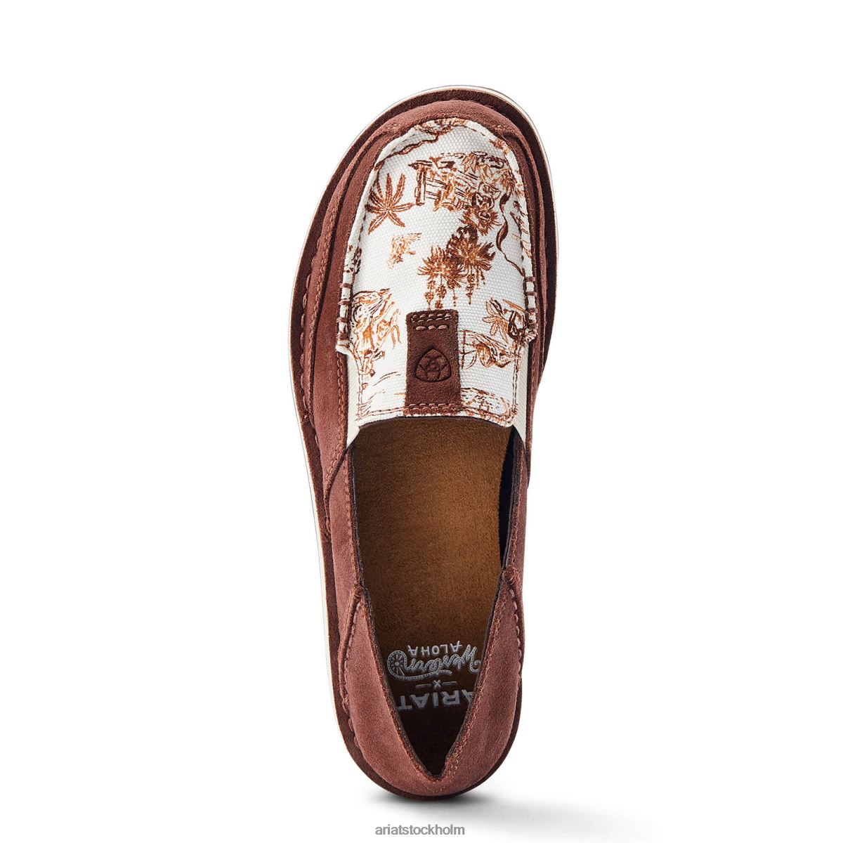 Skodon Ariat cruiser western aloha rostade kvinnor F04842472