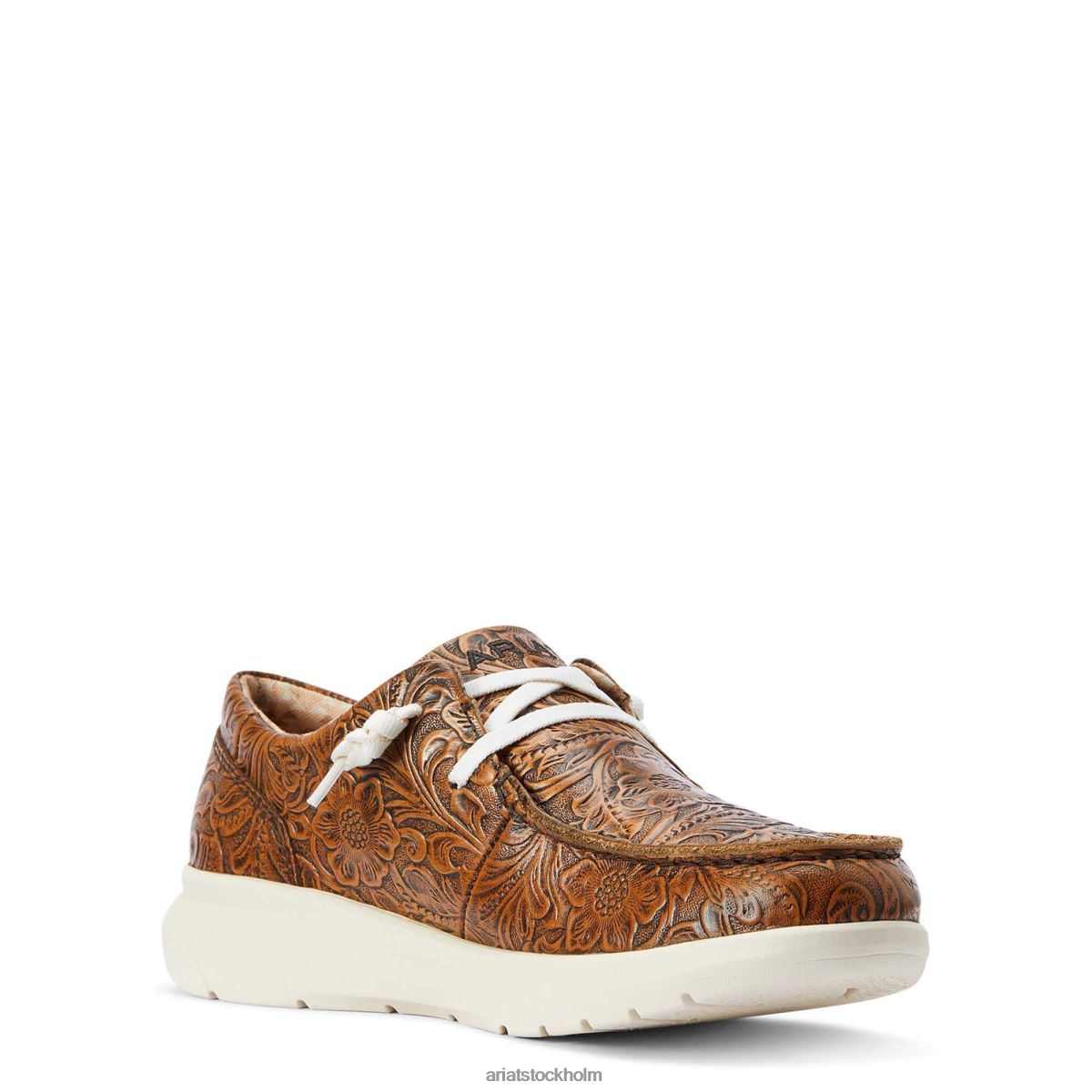 Skodon Ariat hej 2 brun blommig relief kvinnor F04842413