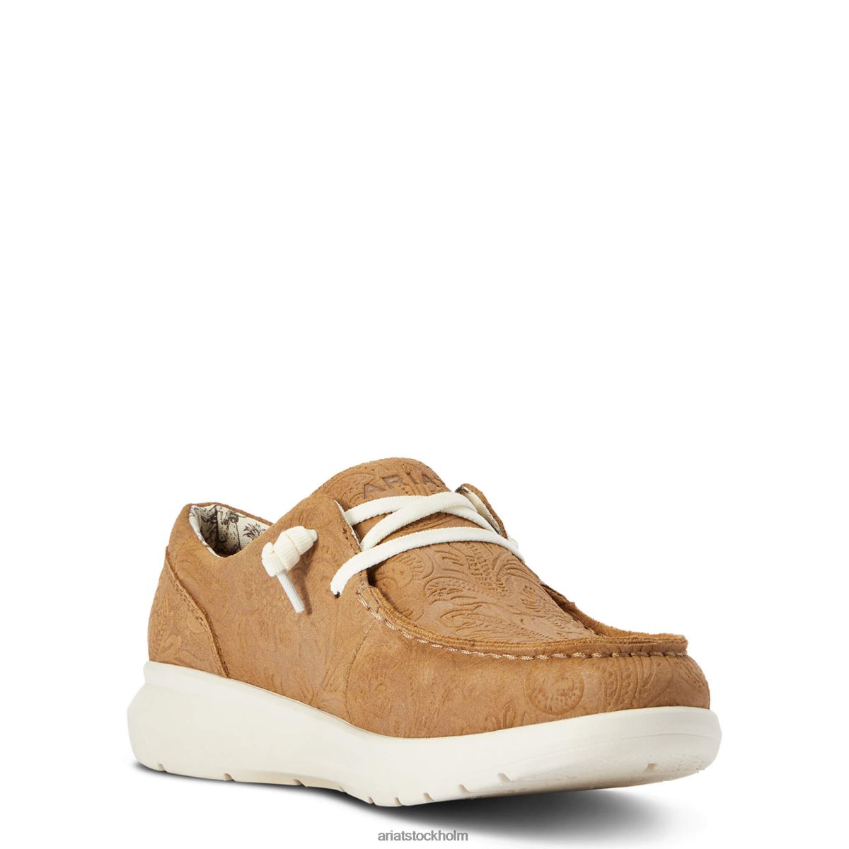 Skodon Ariat hej 2 tan blommig relief kvinnor F04842412
