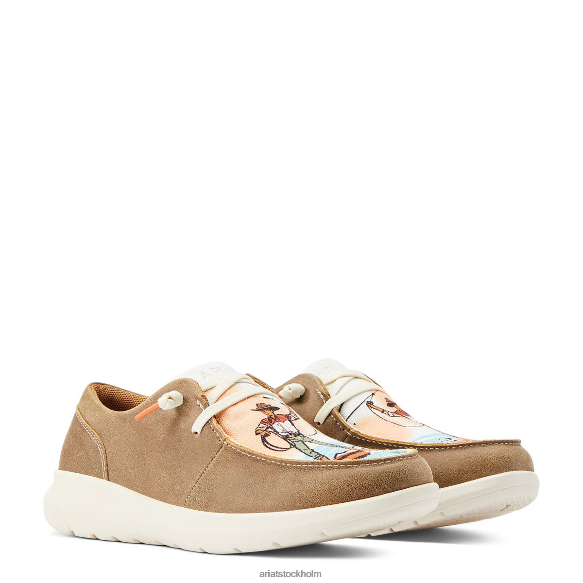 Skodon Ariat hilo western aloha brun bombplan kvinnor F04842470