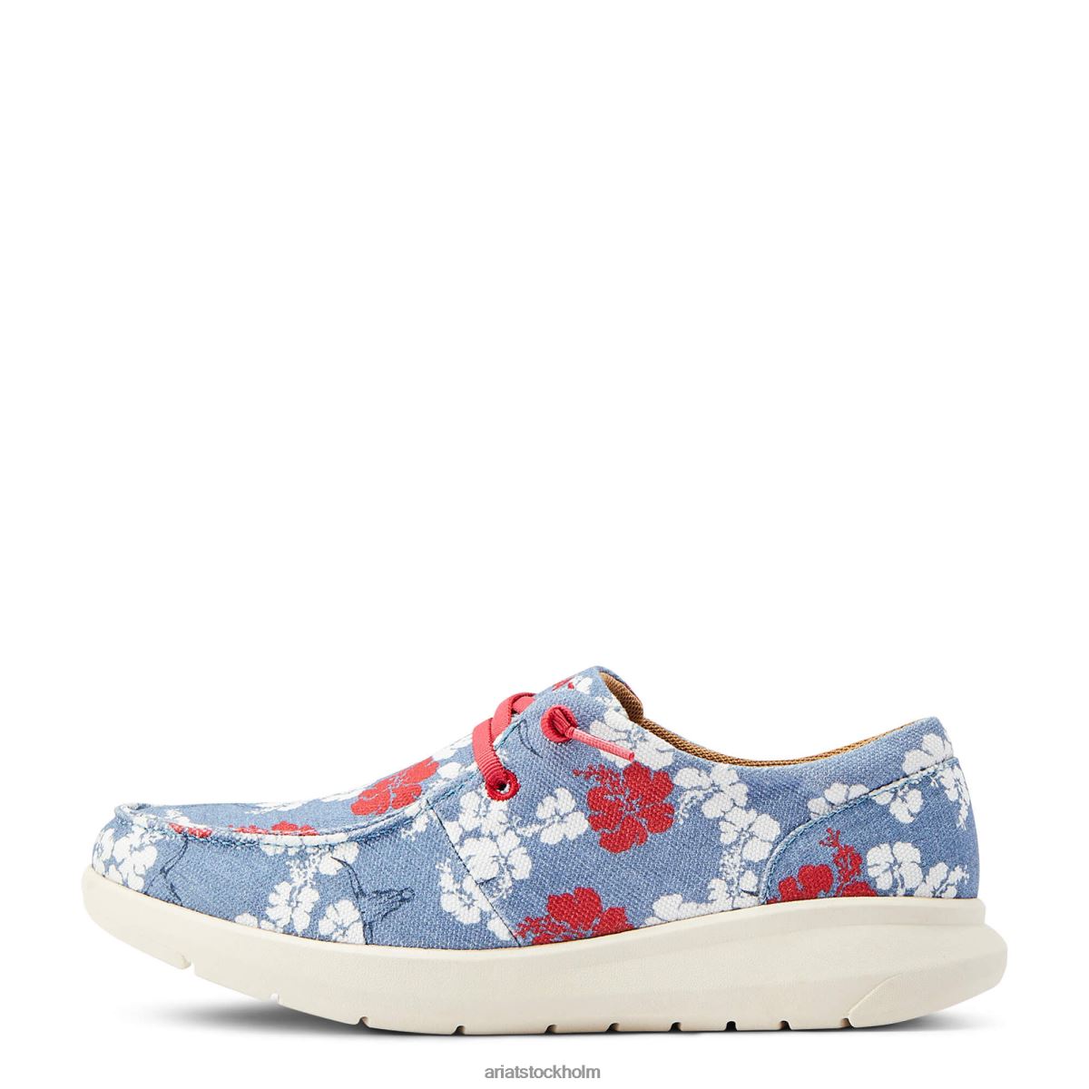 Skodon Ariat hilo western aloha röd vit och blå pareau prin kvinnor F04842457