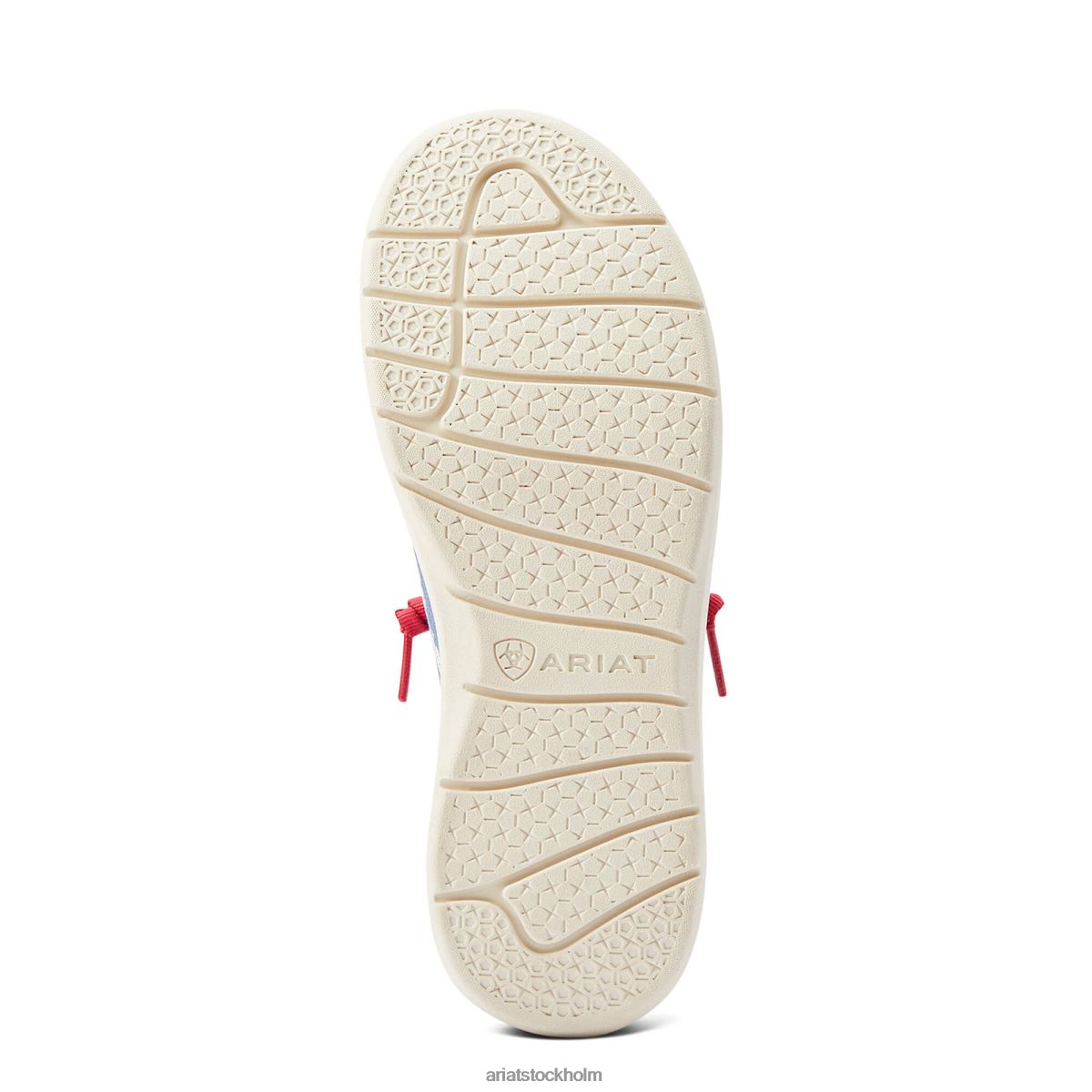 Skodon Ariat hilo western aloha röd vit och blå pareau prin kvinnor F04842457