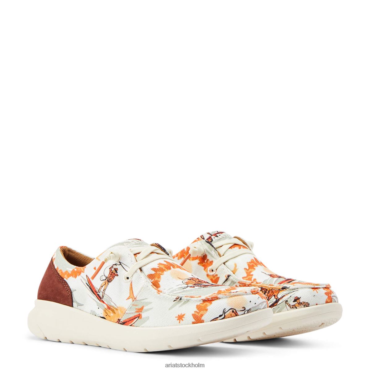 Skodon Ariat hilo western aloha surfing longhorn print kvinnor F04842453