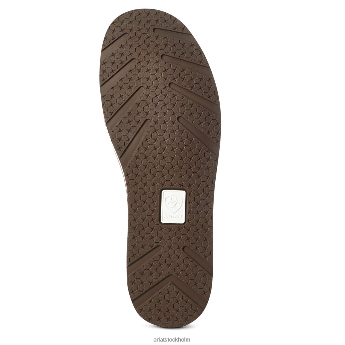 Skodon Ariat kryssare 1 brun blommig relief kvinnor F04842402