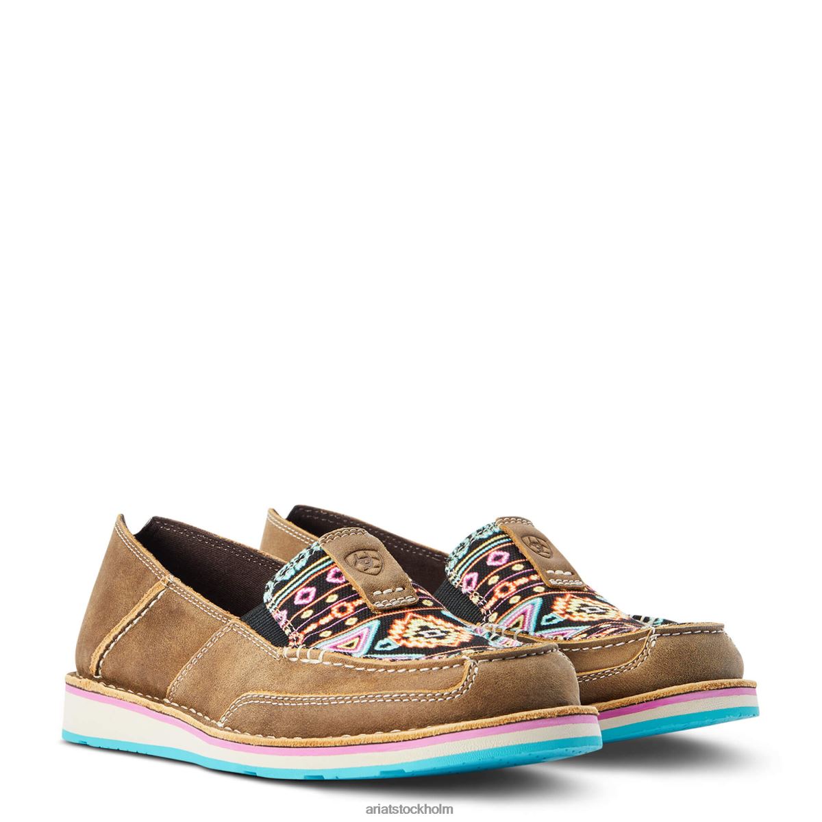 Skodon Ariat kryssare 2 bruna bombplan/neonljus kvinnor F04842436