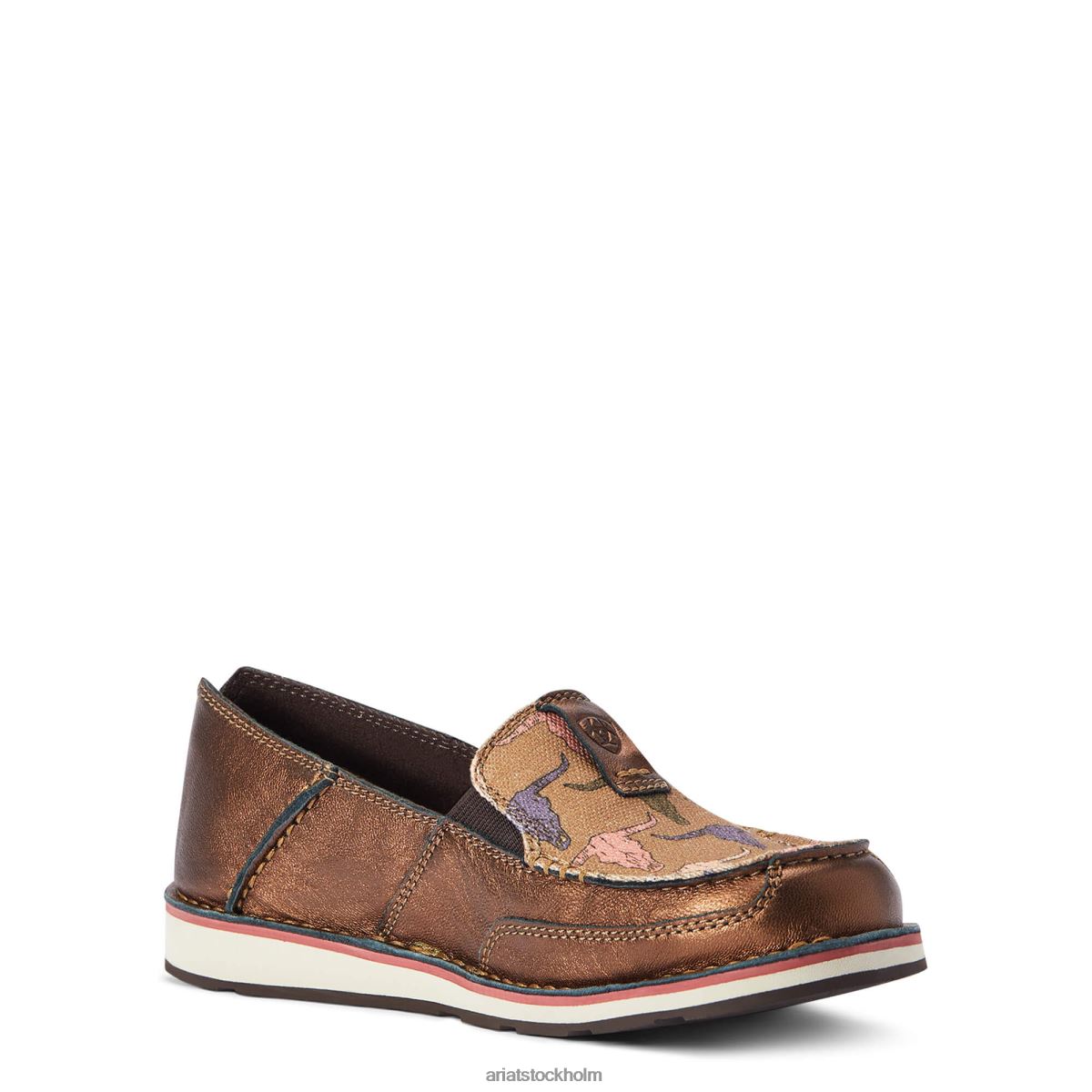 Skodon Ariat kryssare 3 metallisk brons/rosa styrhuvud kvinnor F04842458