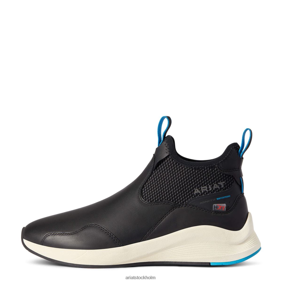 Skodon Ariat tända chelsea vattentät svart kvinnor F04842362