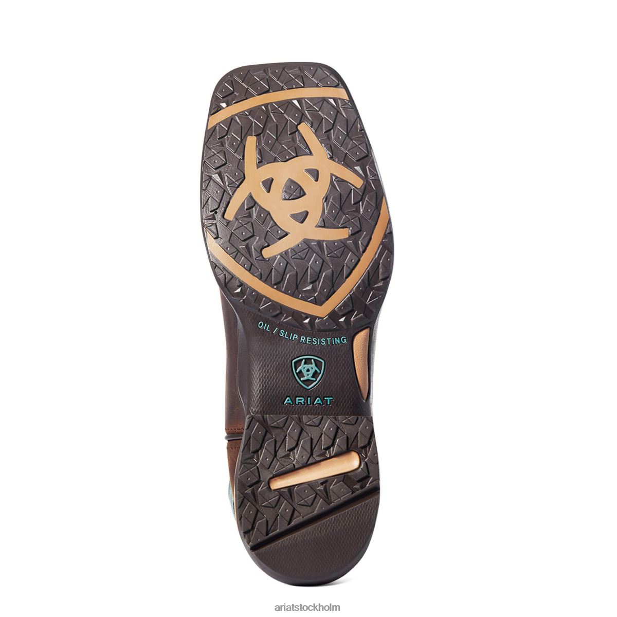 Skodon Ariat Anthem venttek western stövel chokladbitar kvinnor F04842145