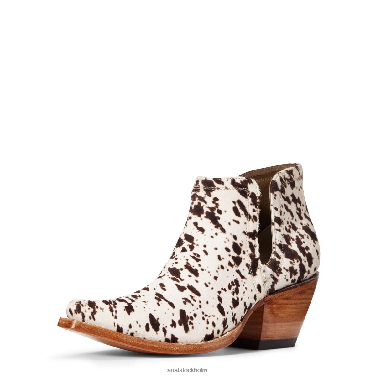 Skodon Ariat dixon haircalf westernstövel kohår på kvinnor F04842219