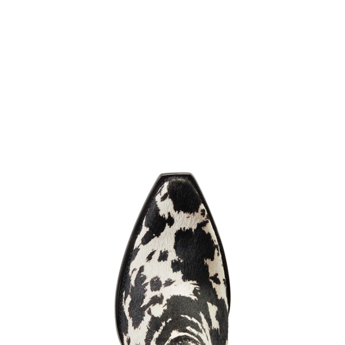 Skodon Ariat dixon haircalf westernstövel svartvitt hår på kvinnor F04842247