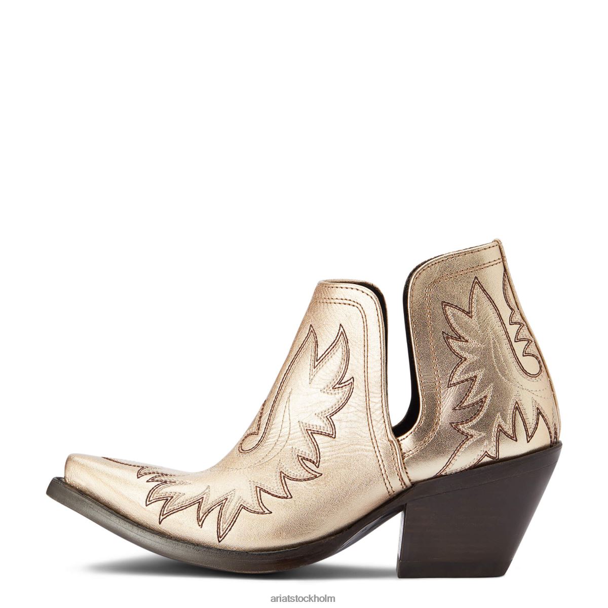 Skodon Ariat dixon western stövel guld spänne kvinnor F04842205