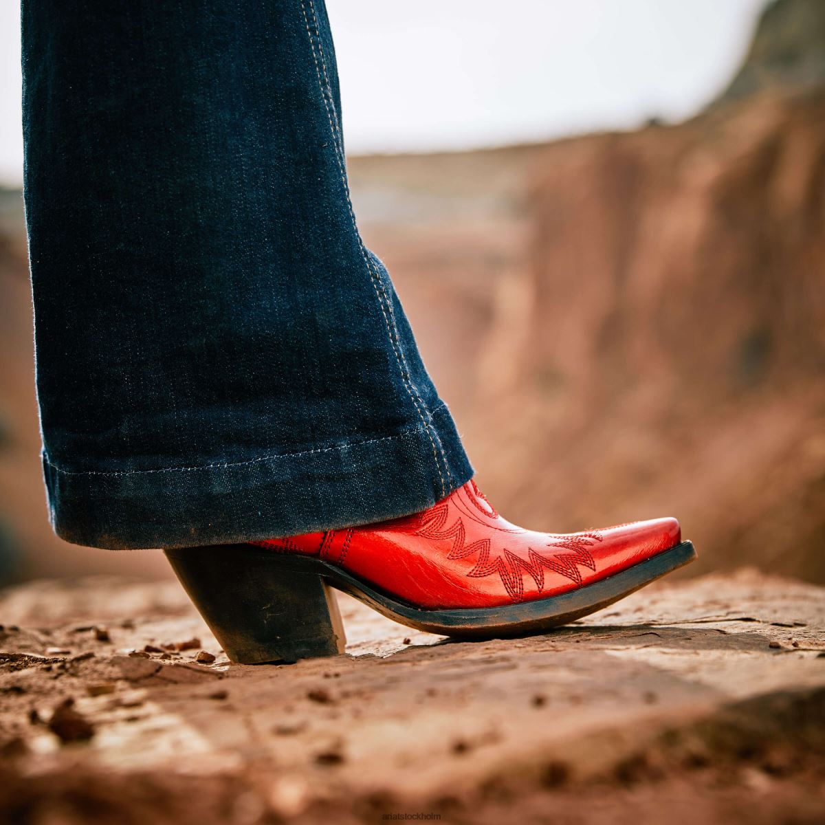 Skodon Ariat dixon western stövel hjärter Dam kvinnor F04842204