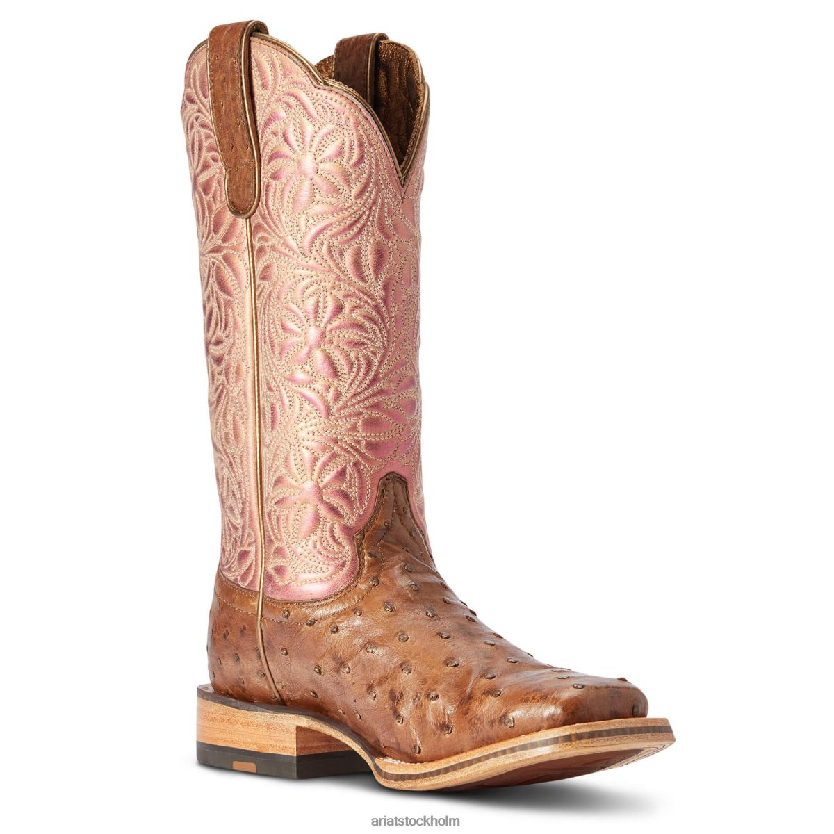 Skodon Ariat donatella westernstövel distressed choklad full quil kvinnor F04842090