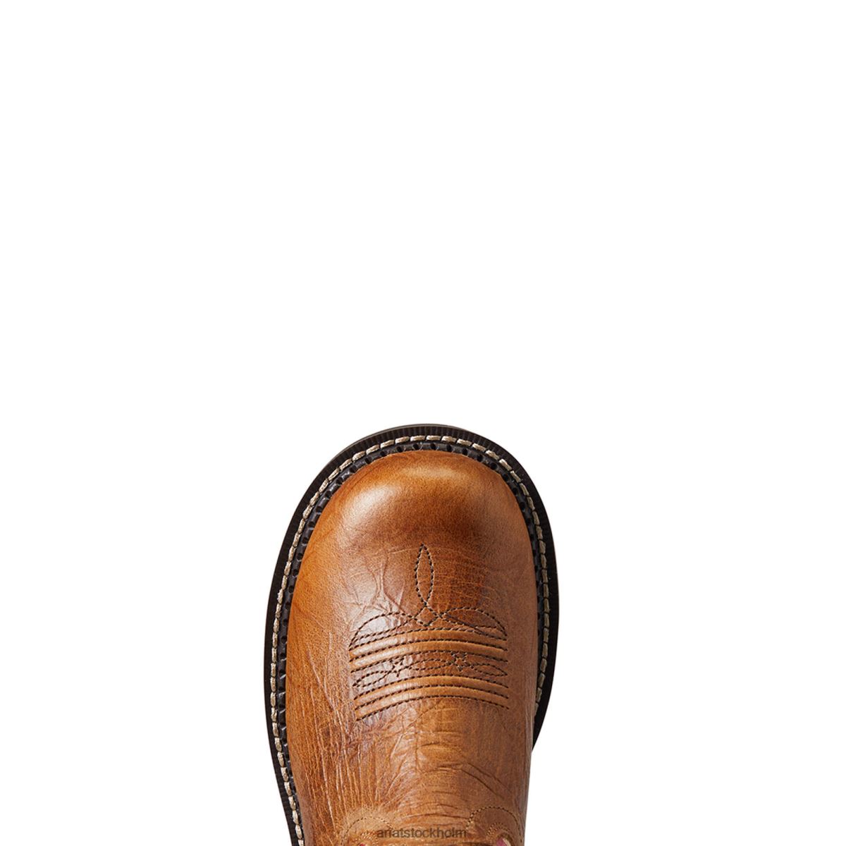 Skodon Ariat fatbaby heritage patriot western boot krackelerad gurkmeja kvinnor F04842263