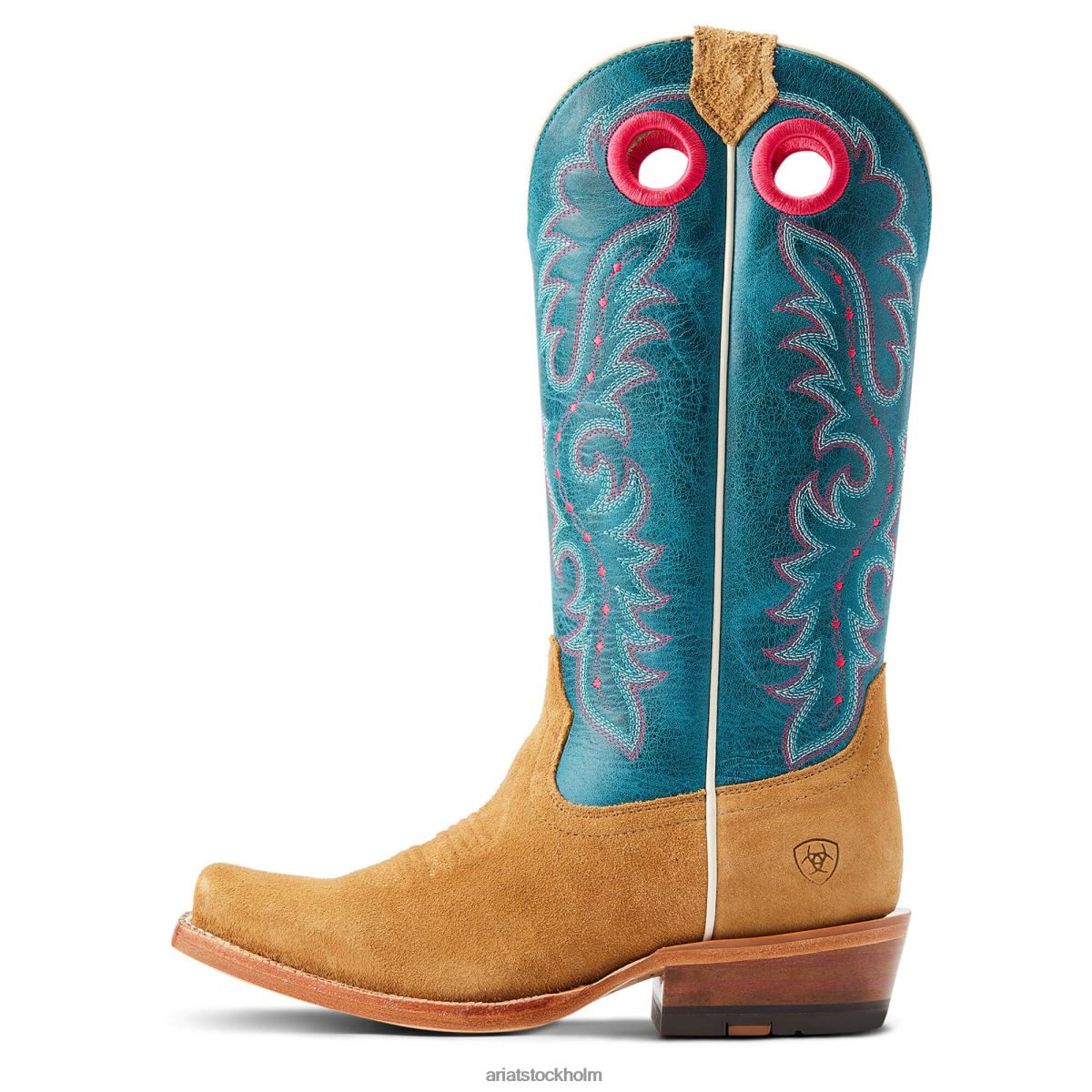 Skodon Ariat futurity boon western stövel buckskin grovt kvinnor F04842129