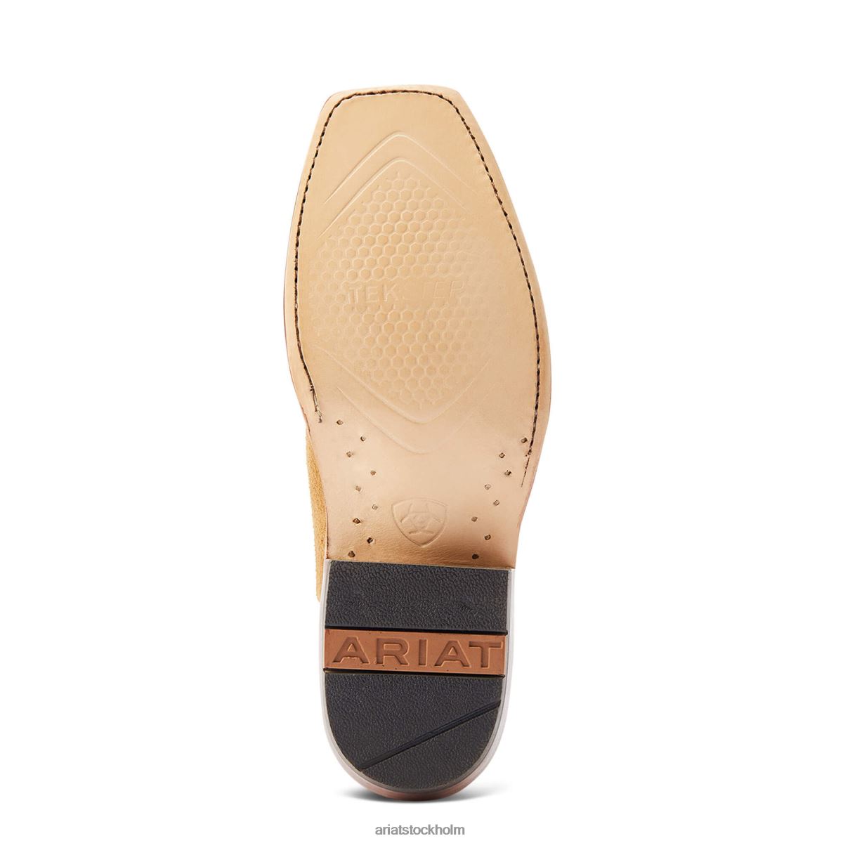 Skodon Ariat futurity boon western stövel buckskin grovt kvinnor F04842129