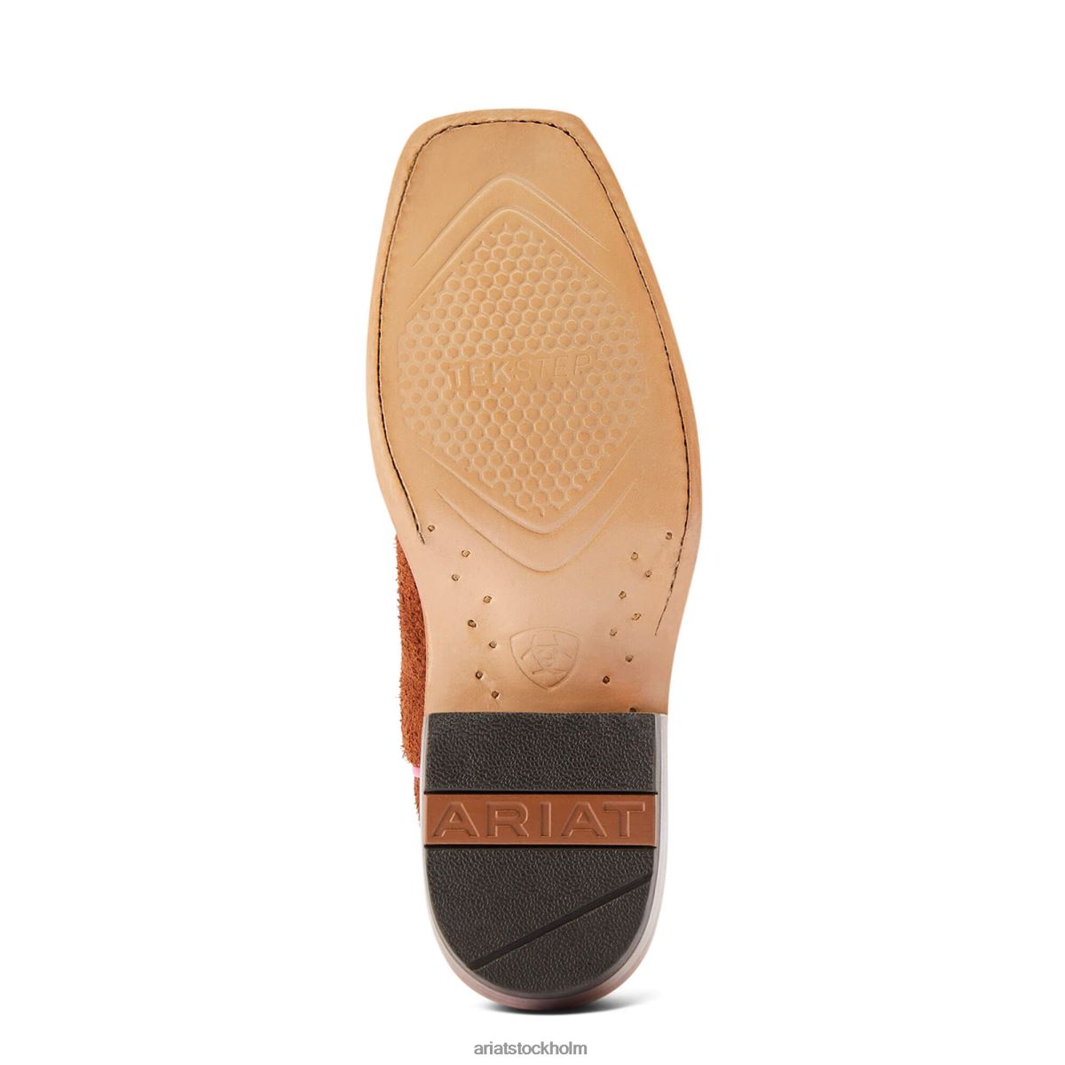 Skodon Ariat futurity boon western stövel konjak i stort sett kvinnor F04842224