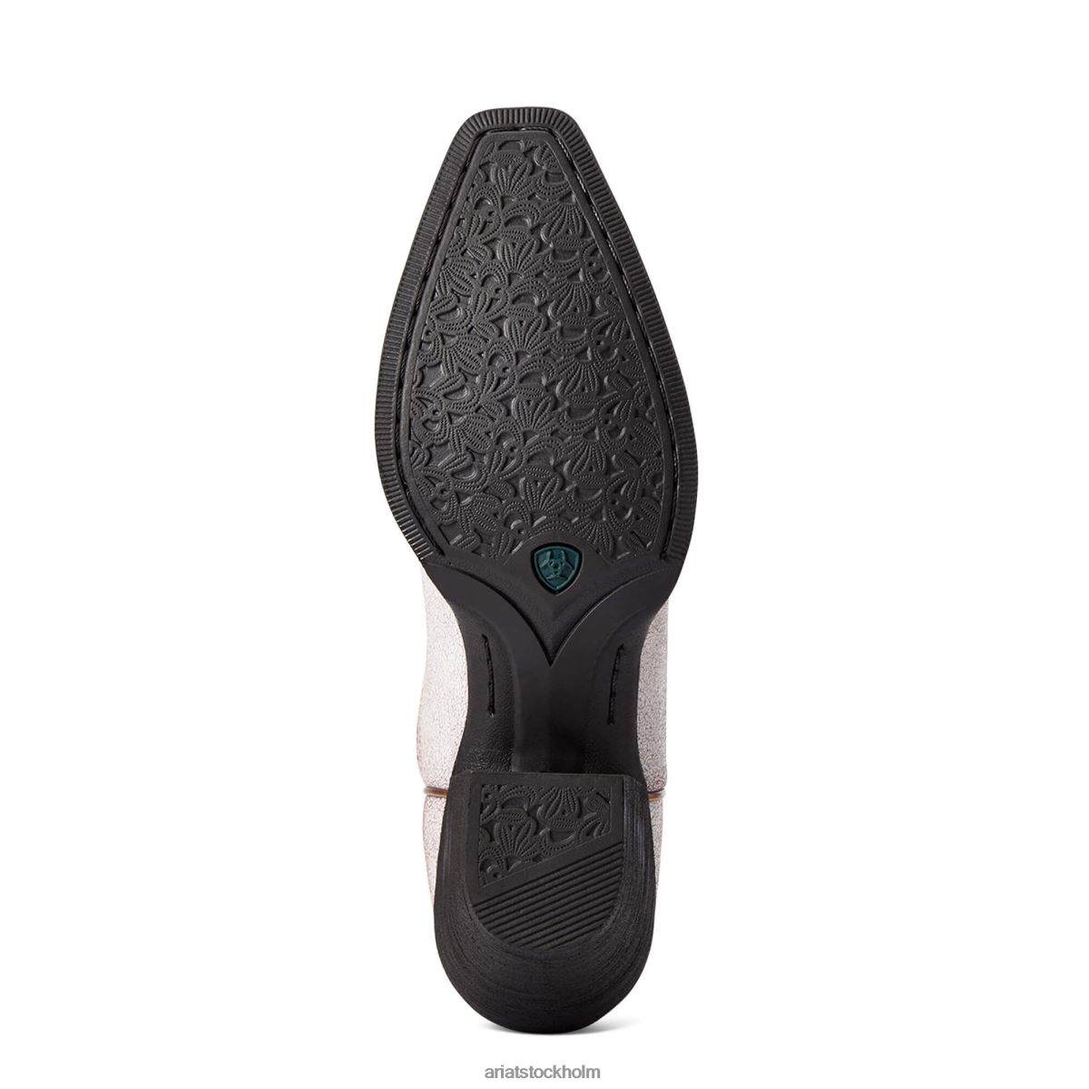 Skodon Ariat goldie westernstövel bedrövad vit kvinnor F04842082