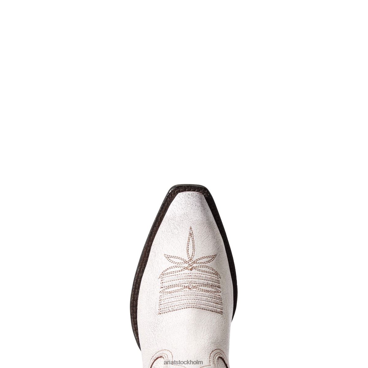 Skodon Ariat goldie westernstövel bedrövad vit kvinnor F04842082