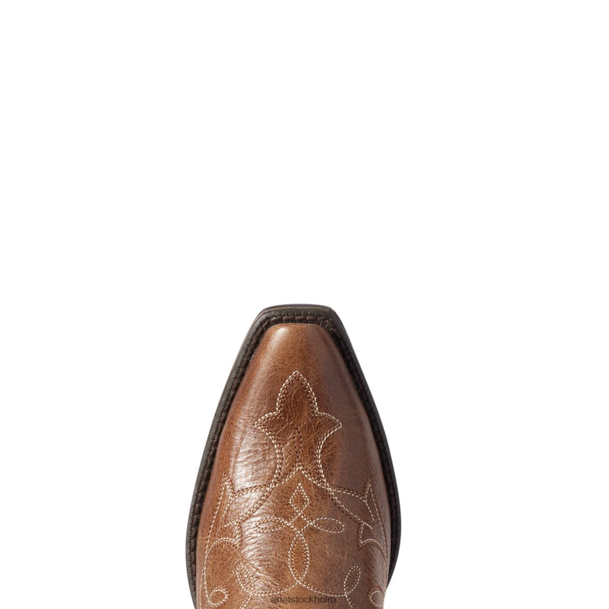 Skodon Ariat heritage d toe stretchfit westernstövel mörk solbränna kvinnor F04842168