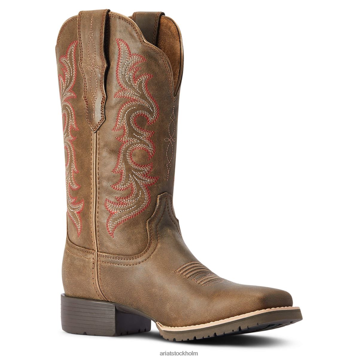 Skodon Ariat hybrid rancher stretchfit westernstövel sten kvinnor F04842172