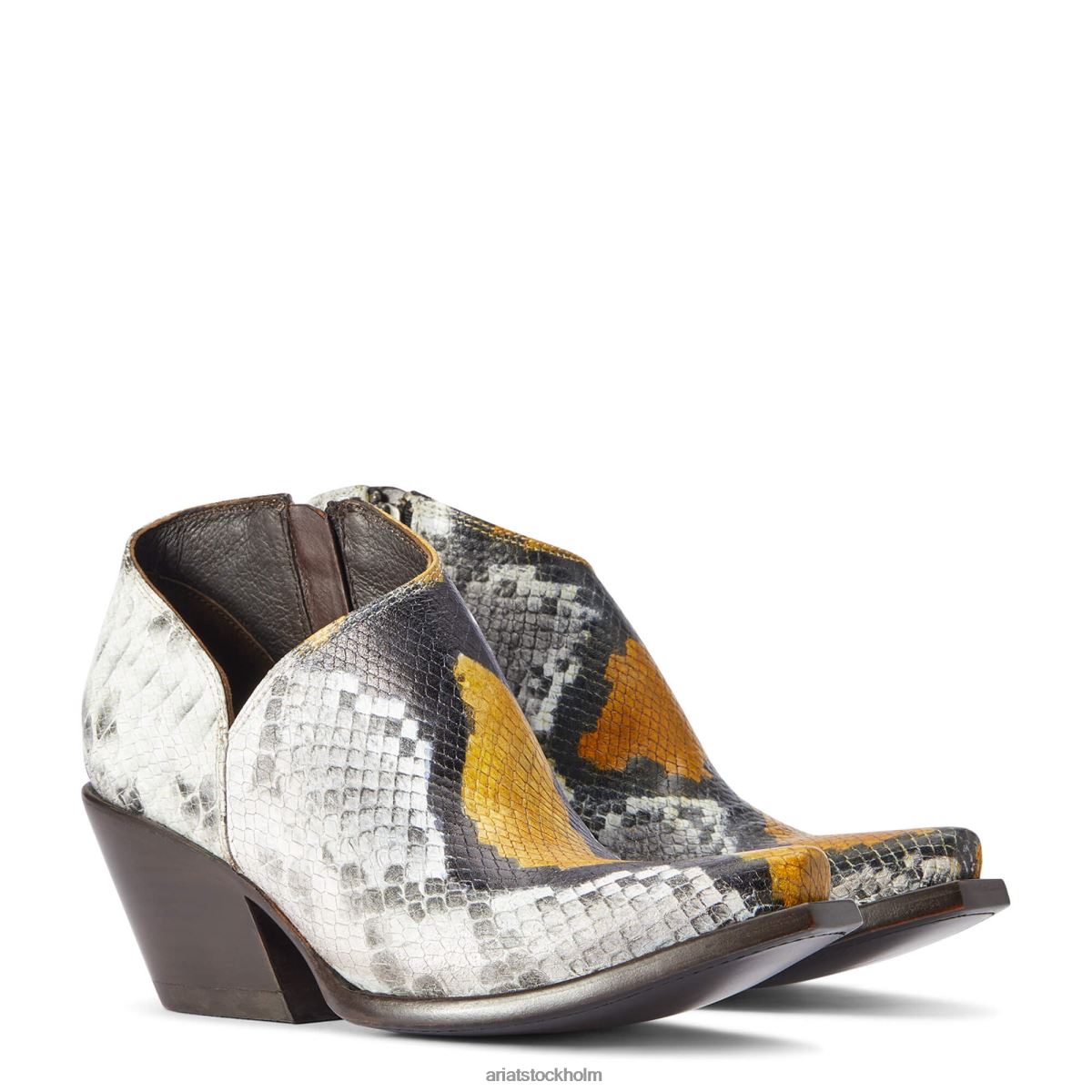 Skodon Ariat jolene westernstövel gul orm kvinnor F04842246