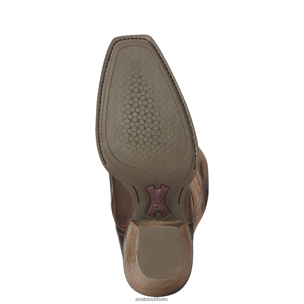 Skodon Ariat livlig westernstövel fräck brun kvinnor F04842166