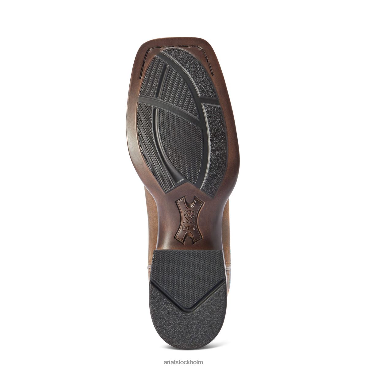 Skodon Ariat odessa stretchfit westernstövel ödesdigert brun kvinnor F04842174