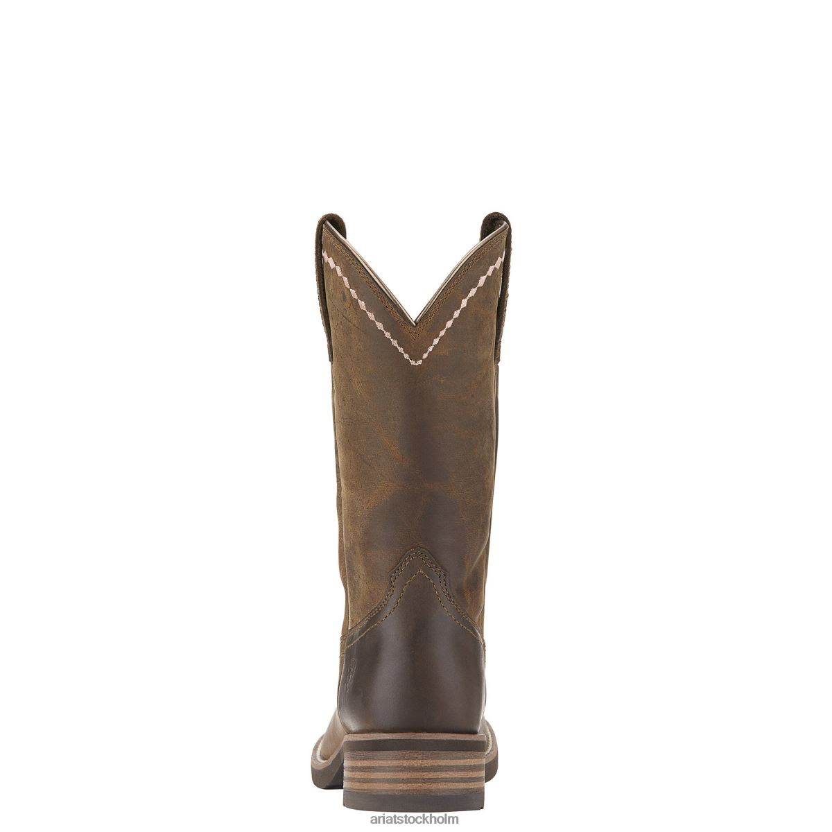 Skodon Ariat otyglad westernstövel bedrövad brun kvinnor F04842130