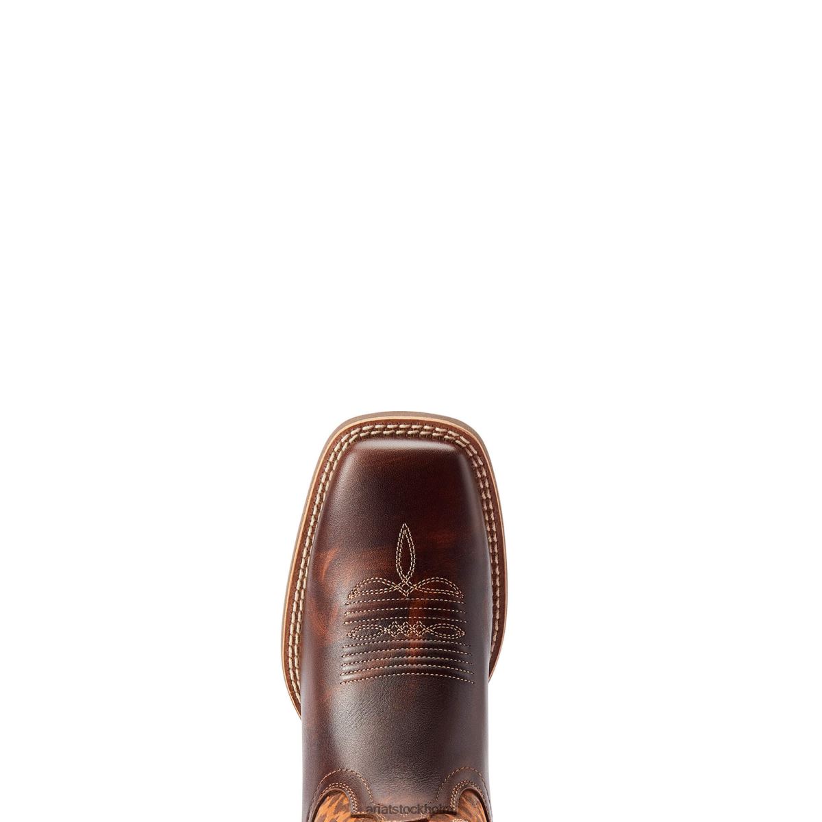 Skodon Ariat pinto venttek 360 grader westernstövel yukon brun kvinnor F04842280