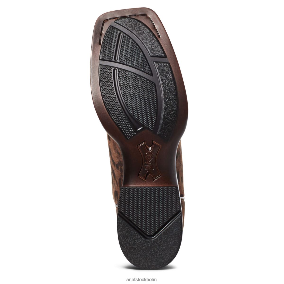 Skodon Ariat primetime westernstövel bleka leopard kvinnor F04842167