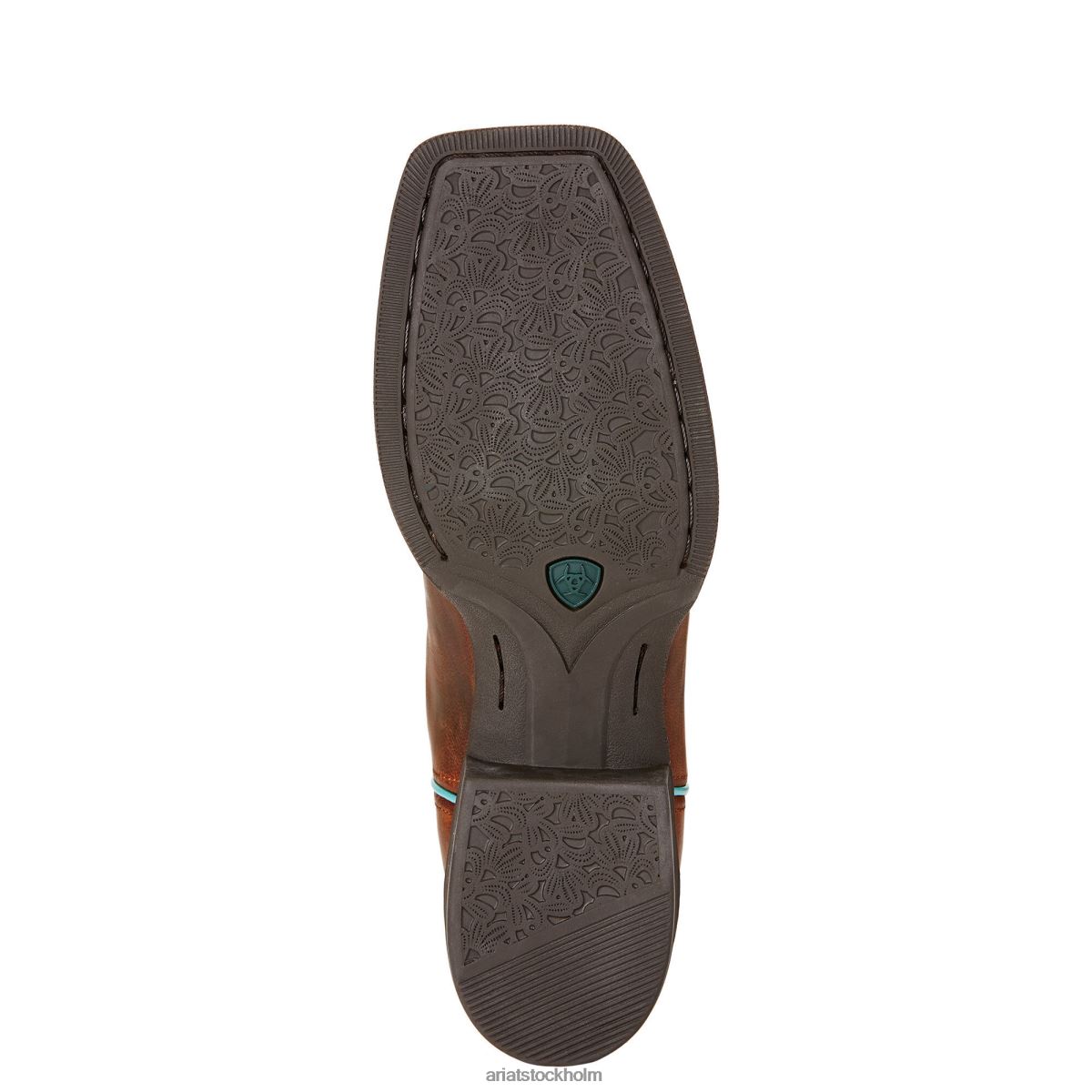 Skodon Ariat round up ryder western boot fräck brun kvinnor F04842190