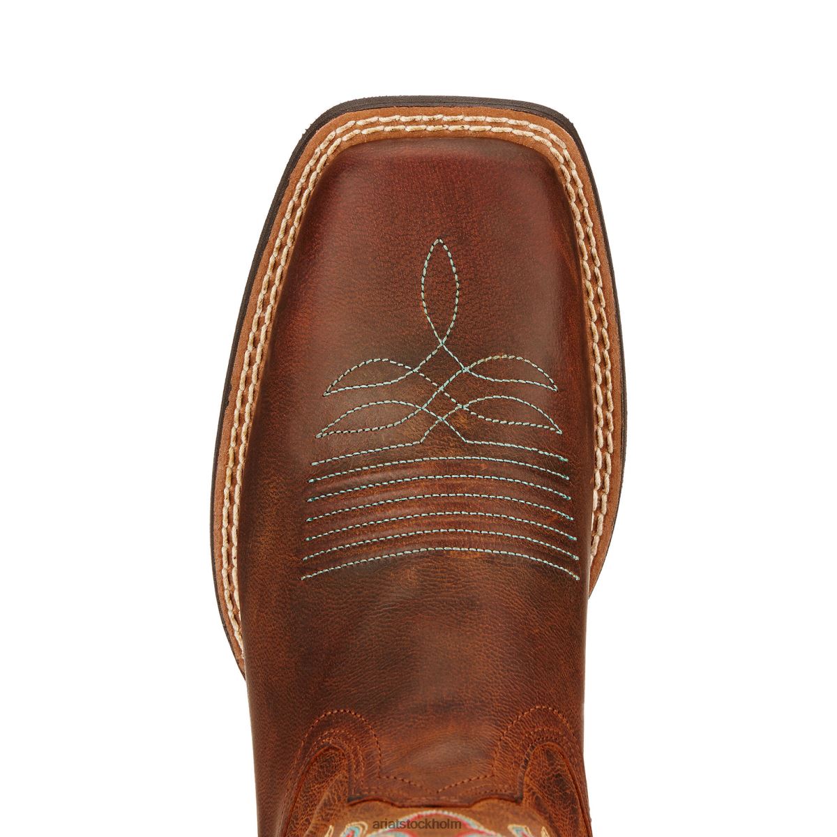 Skodon Ariat round up ryder western boot fräck brun kvinnor F04842190