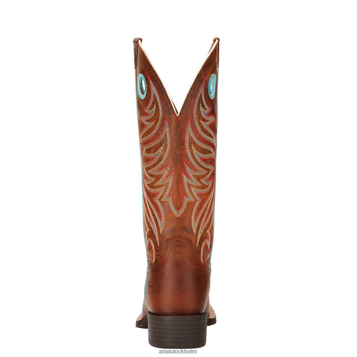 Skodon Ariat round up ryder western boot fräck brun kvinnor F04842190
