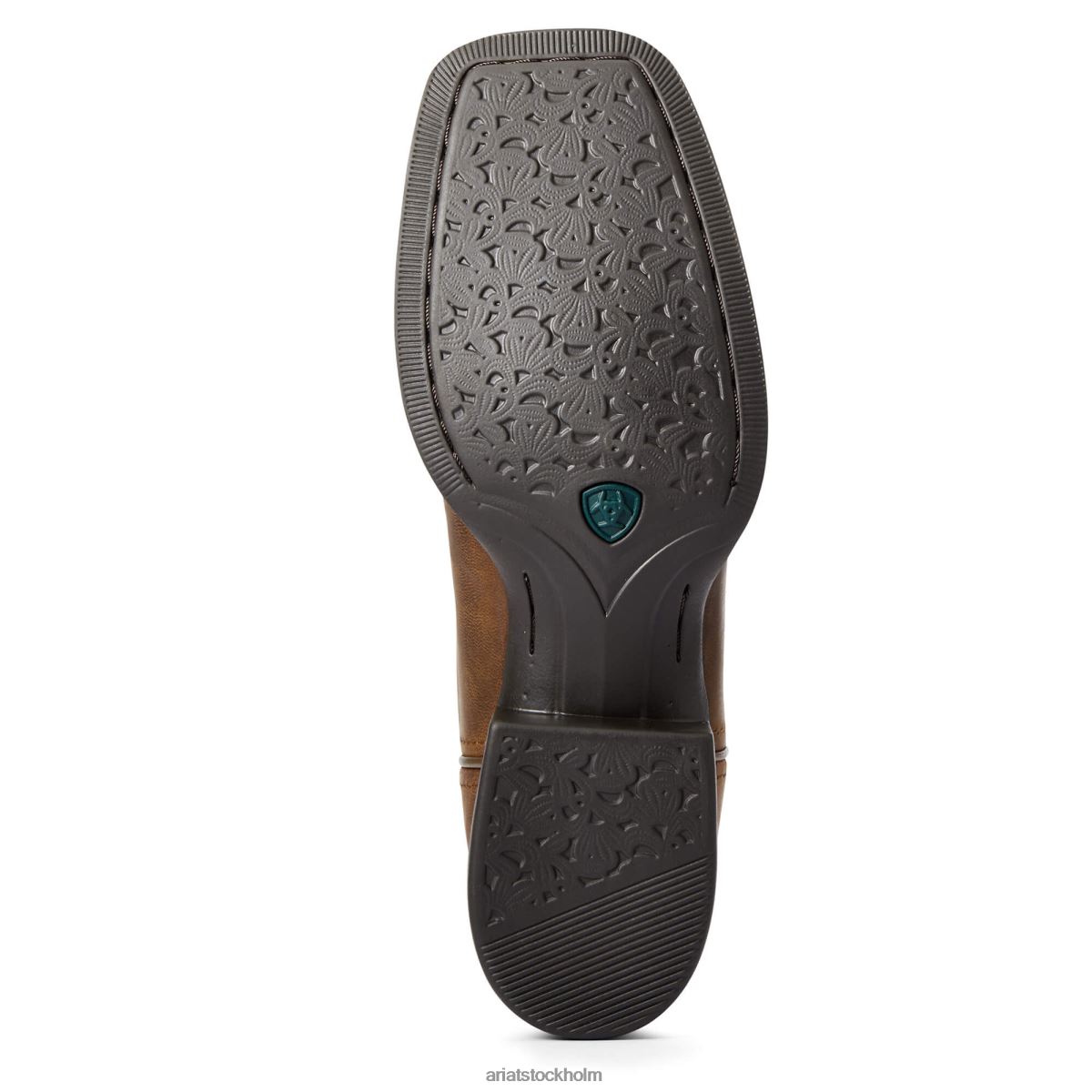 Skodon Ariat runda upp bliss western boot fräck brun kvinnor F04842092