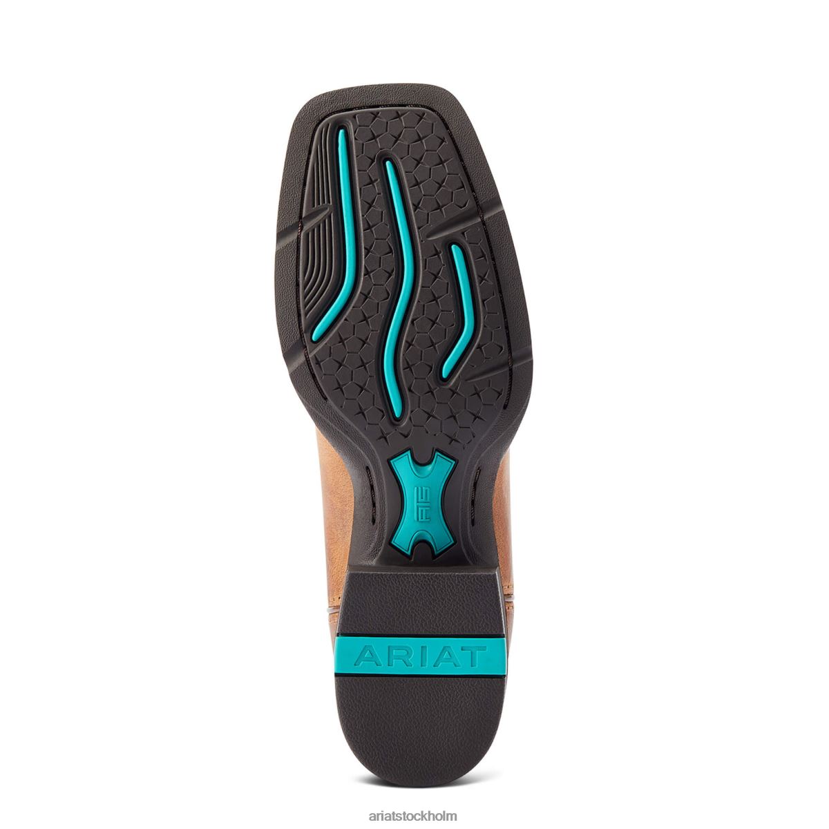 Skodon Ariat västernstövel med dragkedja baktill ökensand kvinnor F04842185