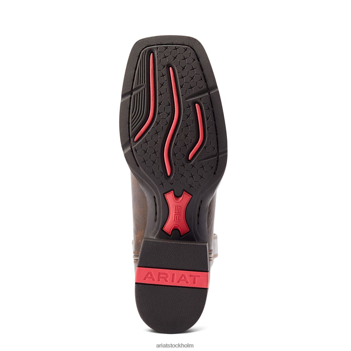 Skodon Ariat västernstövel med dragkedja baktill sliten mocka kvinnor F04842278