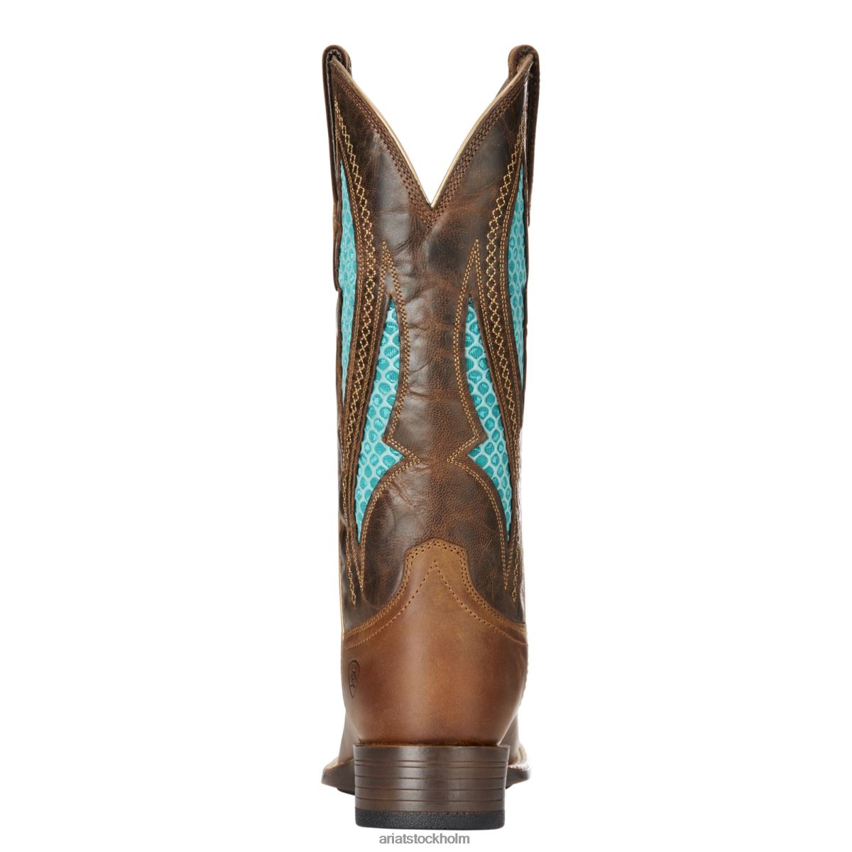 Skodon Ariat venttek ultra western stövel bedrövad brun kvinnor F04842181