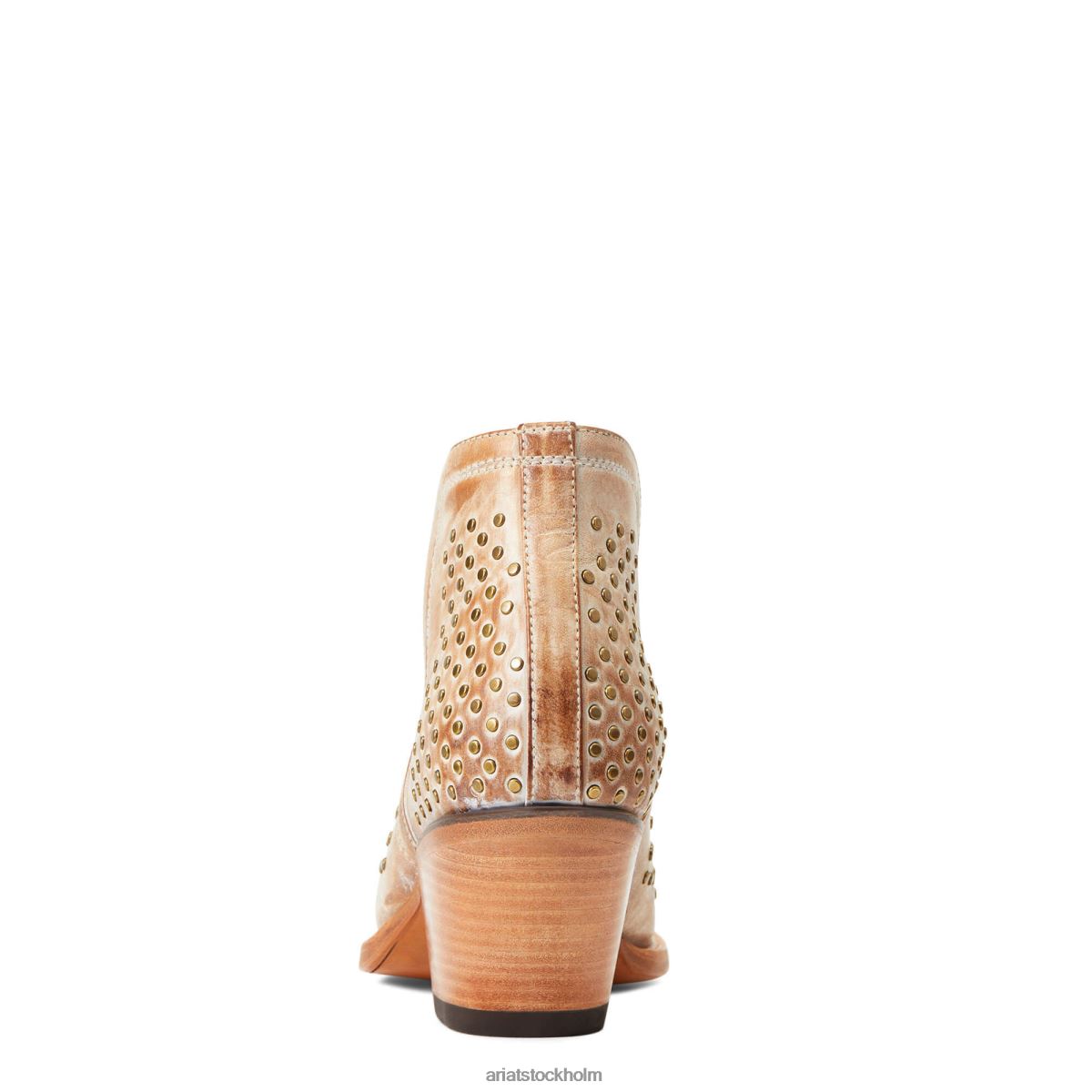 Skodon Ariat westernstövel med dixon nitar gammal västbrun kvinnor F04842230
