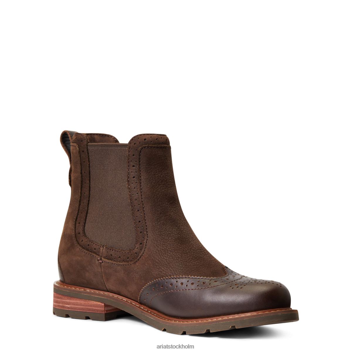 Skodon Ariat wexford brogue vattentät chokladbrun kvinnor F04842298