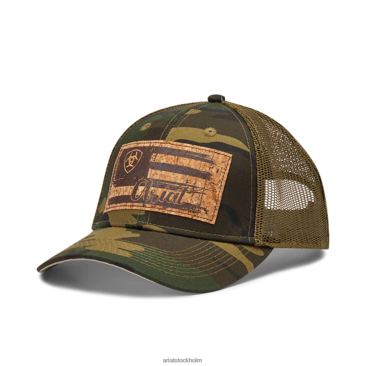 Tillbehör Ariat flagga patch cap camo kvinnor F04843782